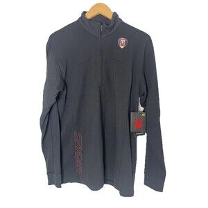 NWT Spyder Men’s Quarter Zip, Pullover Jacket, Performance Comfort T-Neck Medium